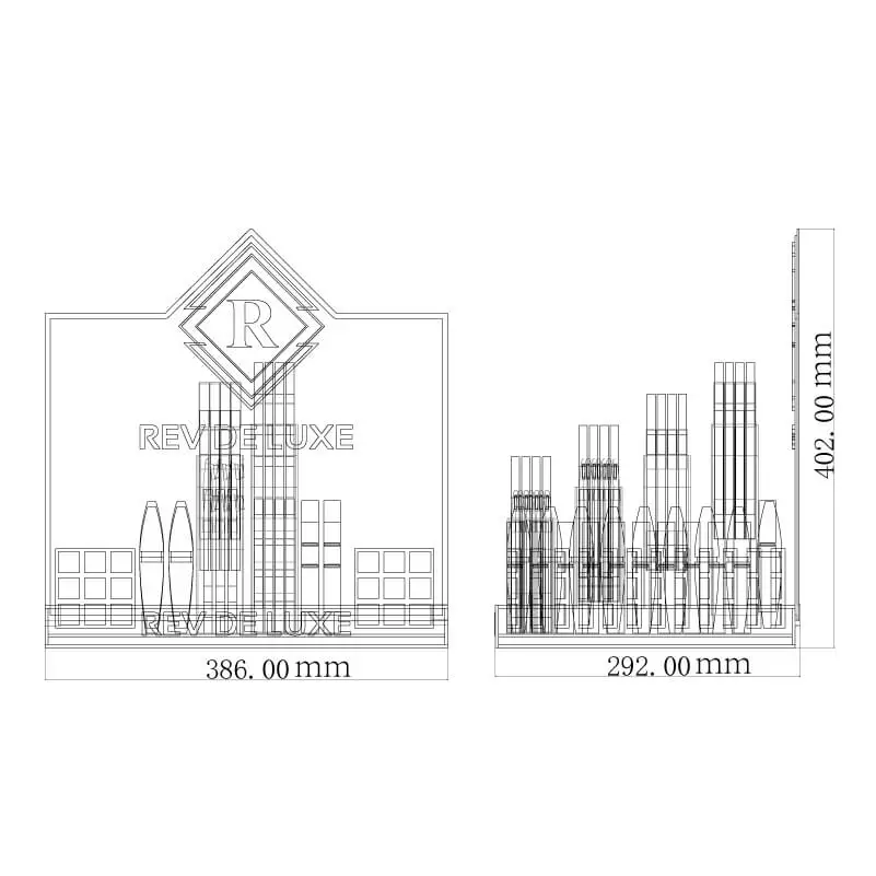Cosmetic Acrylic Display